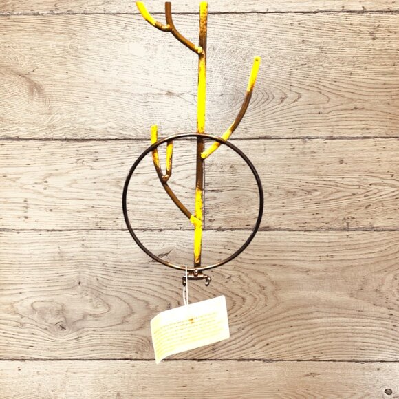 Red Robin Bird Metal Wall Hanger - Plant - Accessories - Crafts - Picture 6 of 7